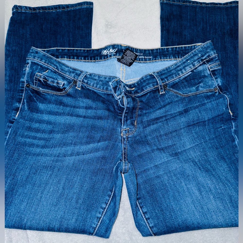 Low Rise Bootcut Jeans